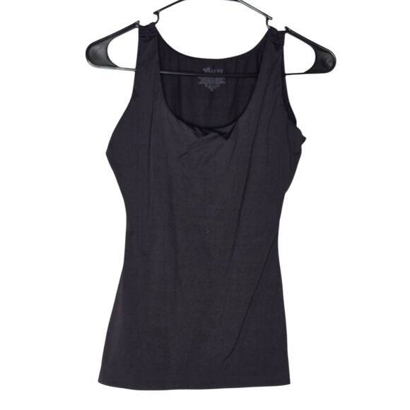 Assets by Spanx Black Shapewear Scoopneck Basic Tank Top Women's XL - Picture 1 of 3